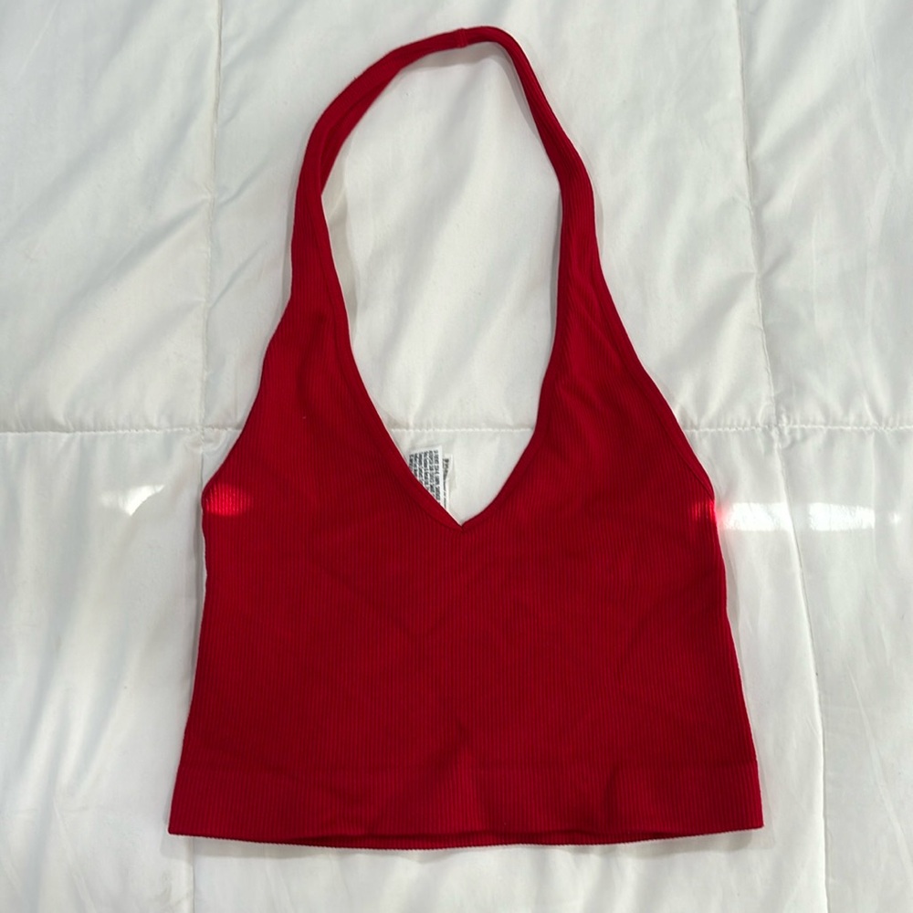 Red halter
